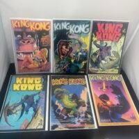 KING KONG MONSTER COMICS COMPLETE SET 1 2 3 4 5 6 EX CONDITION