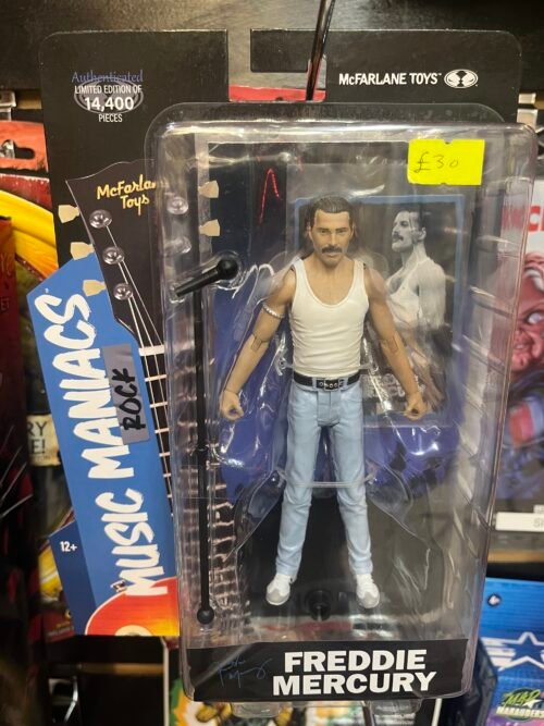 Freddie Mercury Action Figure Music Maniacs Rock Queen 6" Limited Edition NEW UK