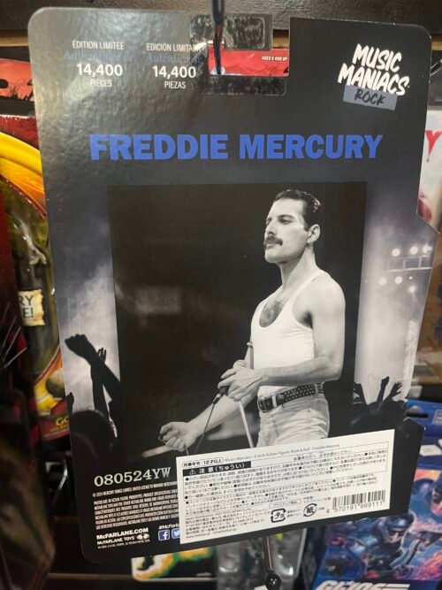 Freddie Mercury Action Figure Music Maniacs Rock Queen 6" Limited Edition NEW UK - Image 2