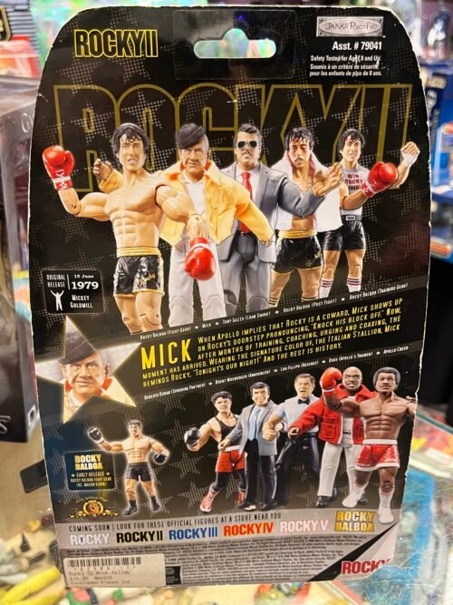 Rocky Balboa (Jakks) Micky GoldMill Trainer ROCKY II 2 MICK - Image 2