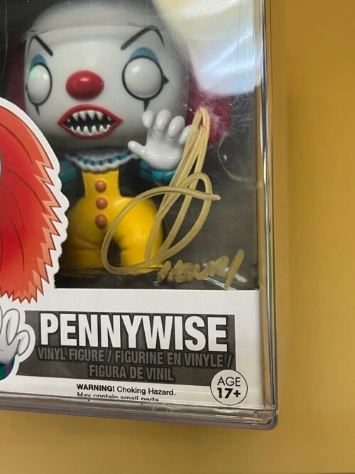 Pennywise IT movie signed Funko Pop - Image 2