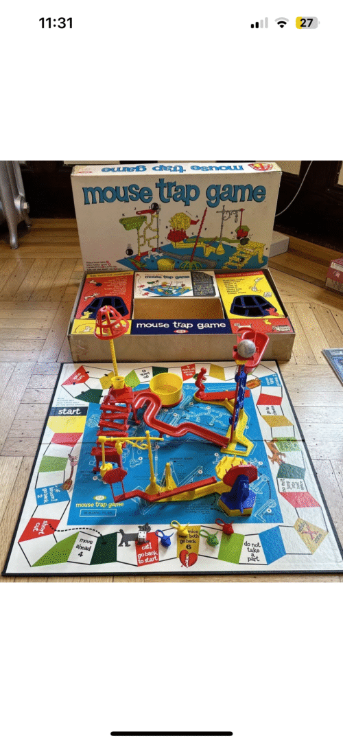 Vintage 1963 MOUSE TRAP Board Game - - Image 3