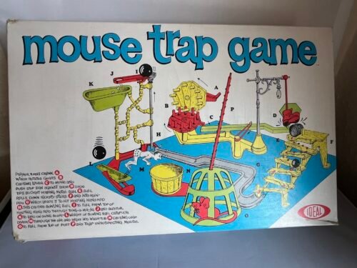 Vintage 1963 MOUSE TRAP Board Game -