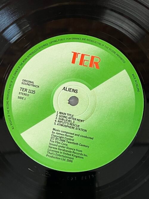 ALIENS VINTAGE SOUNDTRACK VINYL - Image 4
