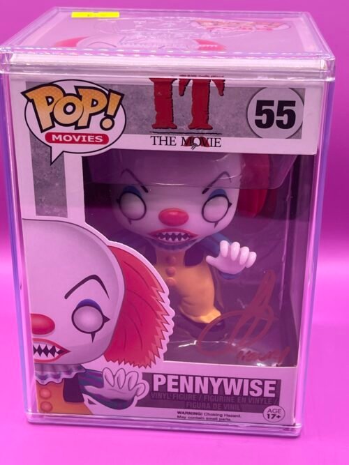 Pennywise IT movie signed Funko Pop